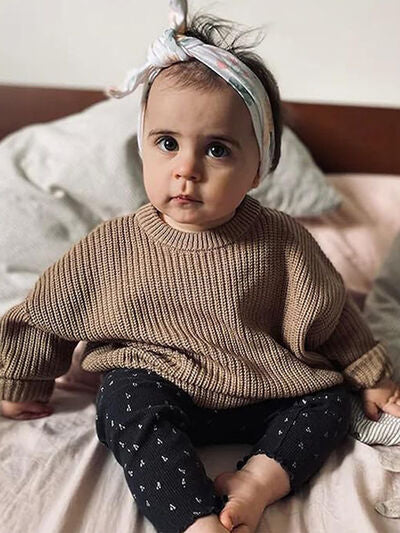 Baby sweater, baby fashion, toddler fashion, baby style, baby crewneck sweater, toddler sweater